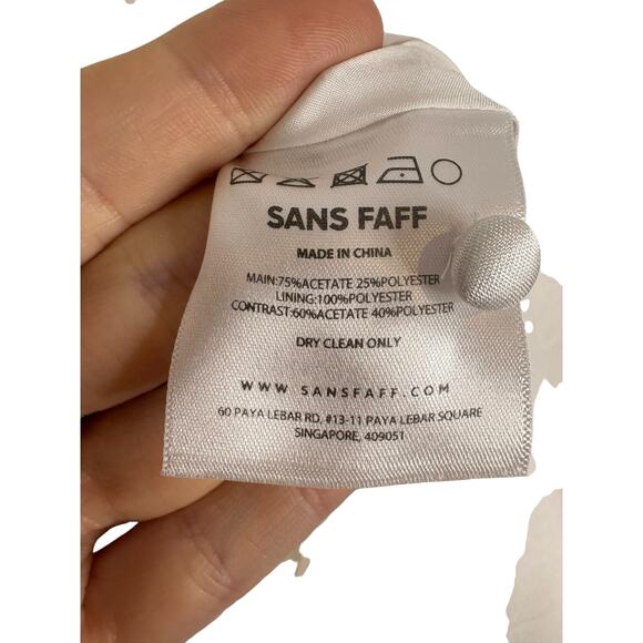 Sans Faff Bristol Bow Evening Dress Gown Halter Formal Bridal Wedding Classy XS - Picture 12 of 12